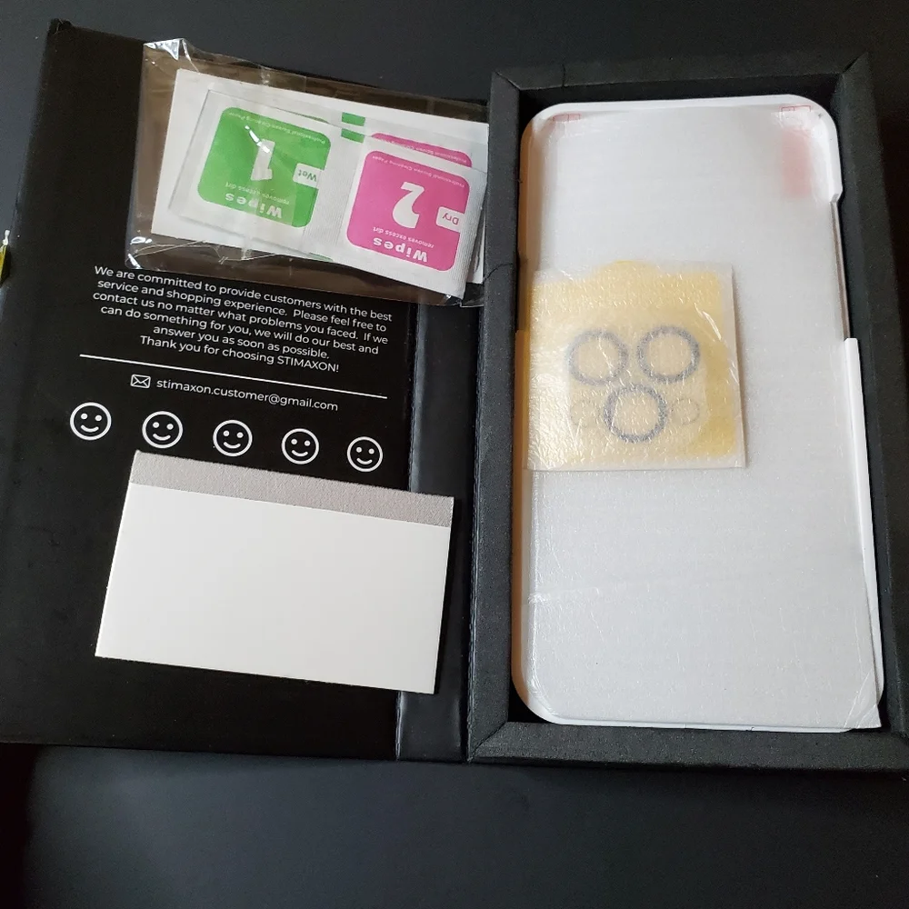 iPhone12 Pro Screen Protector (2) and Camera Lens Protector (1) STIMAXON